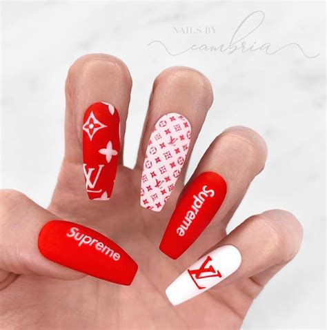 lv nail stickers